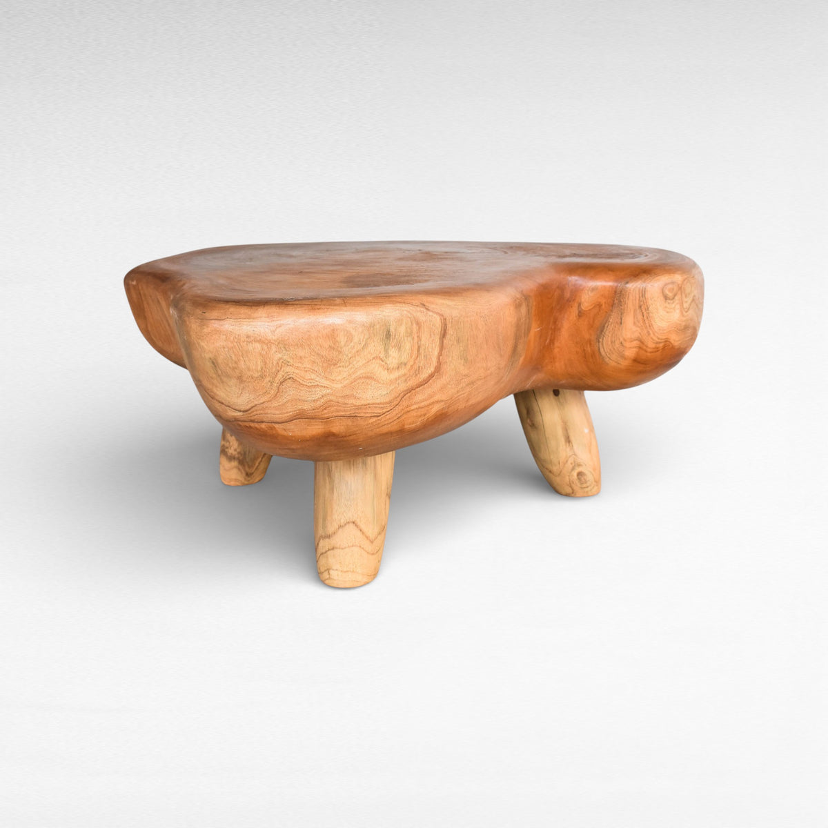 COFFEE TABLE MAHOGANY WOOD NATURAL W120 |D100 |H45 cm