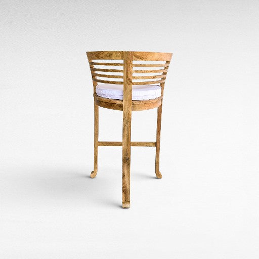 BAR STOOL TEAK WOOD W65 |D45 |H110 CM