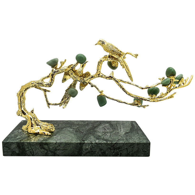SINGING BIRD ON JADE TREE