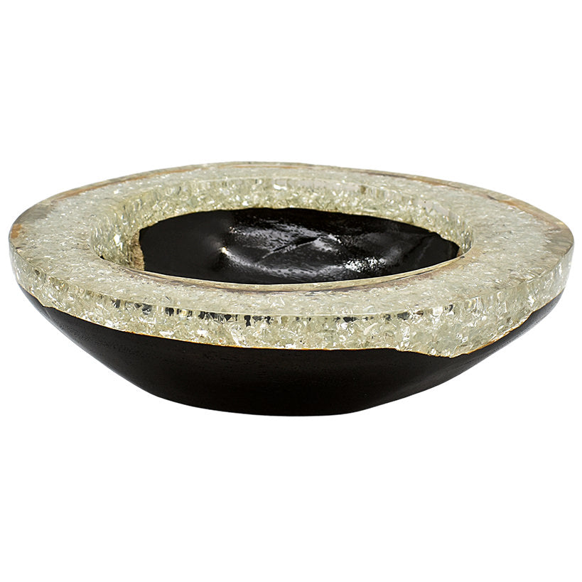 BLACK TEAK RESIN FULL TRANSPARENT 35 CM