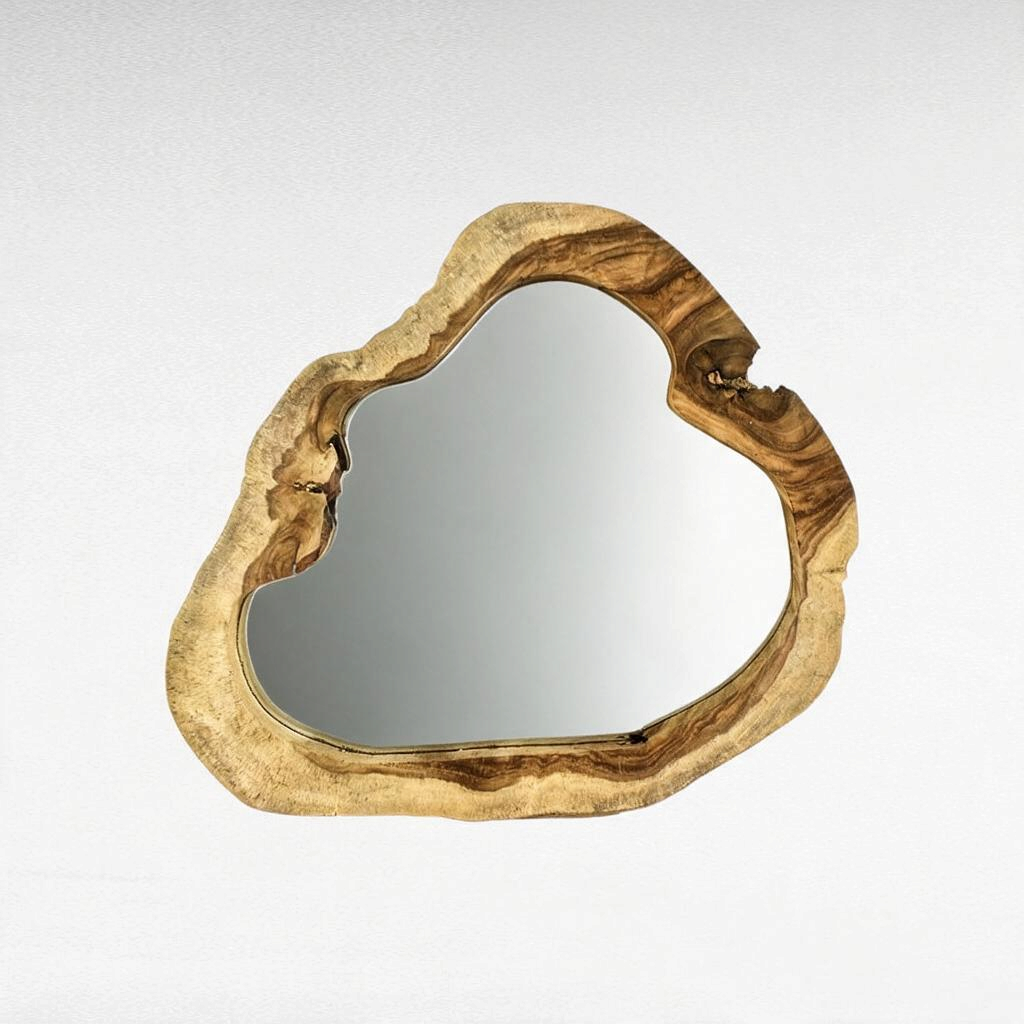 MIRROR SUAR BLEACHED WOOD FRAME