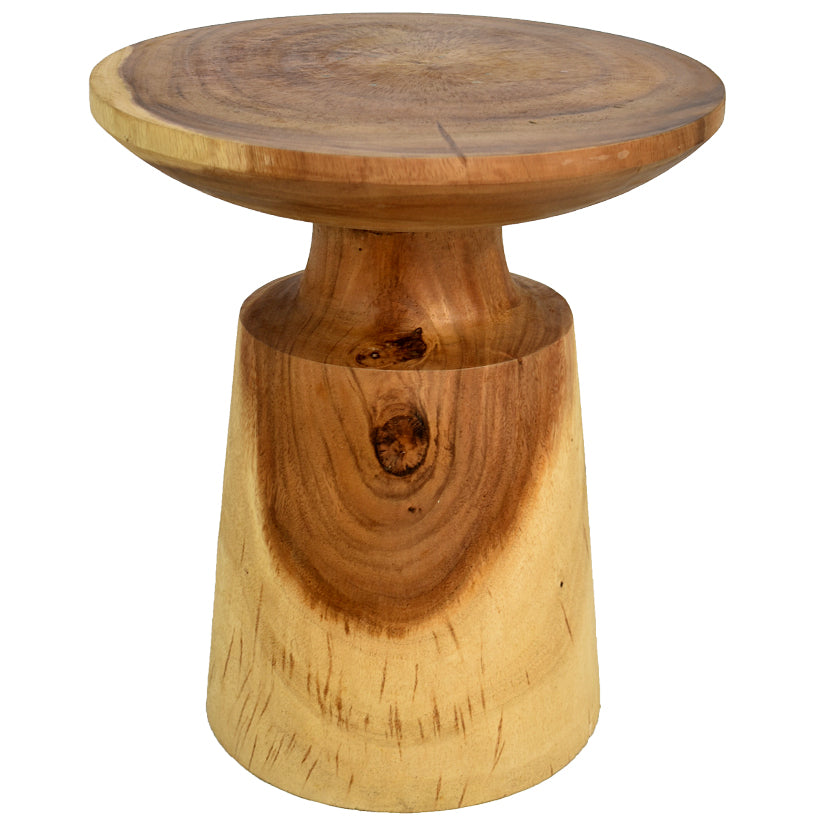 SUAR WOOD NATURAL SIDE TABLE W35 |D35 |H45 CM