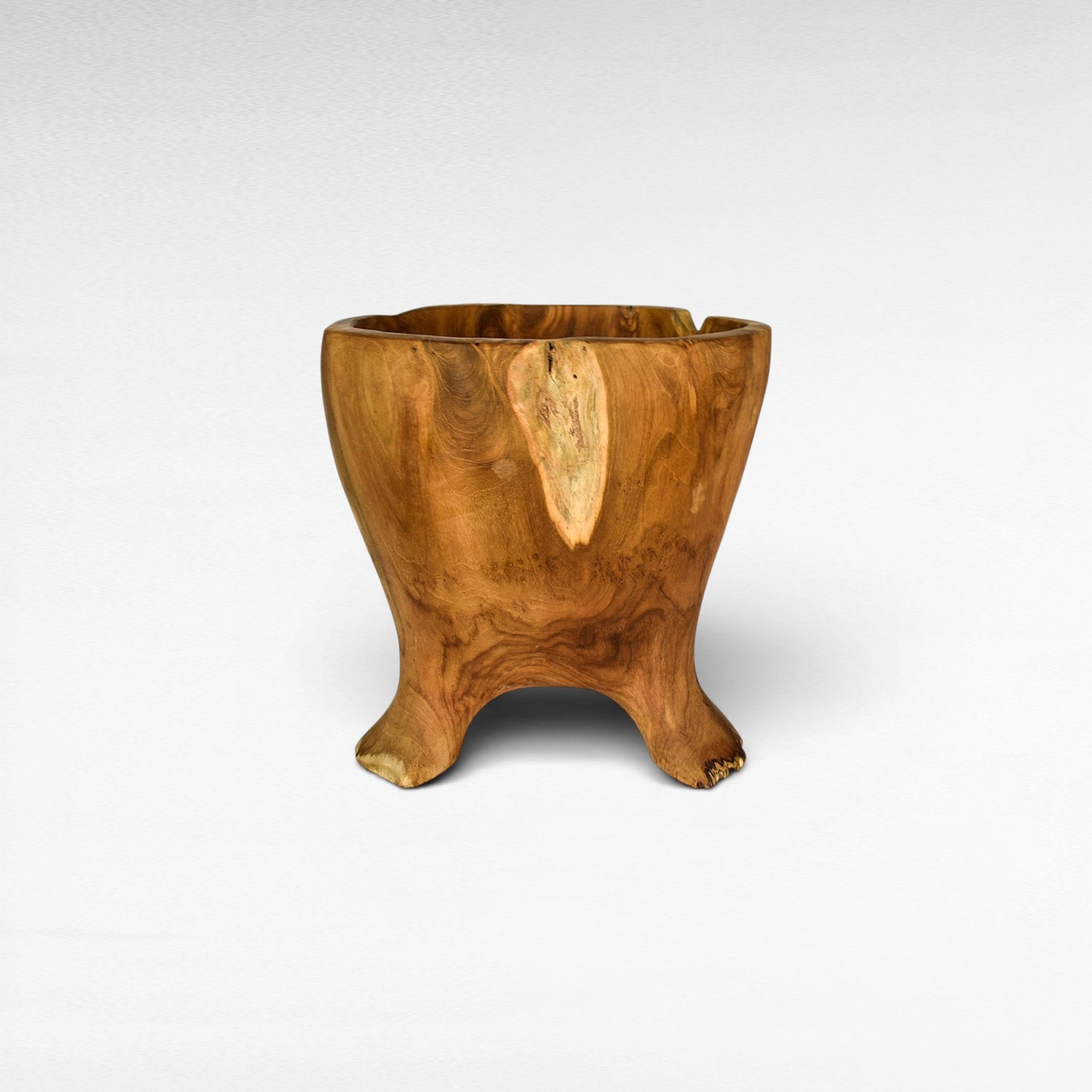 TEAK WOOD BOWL 25X25X30