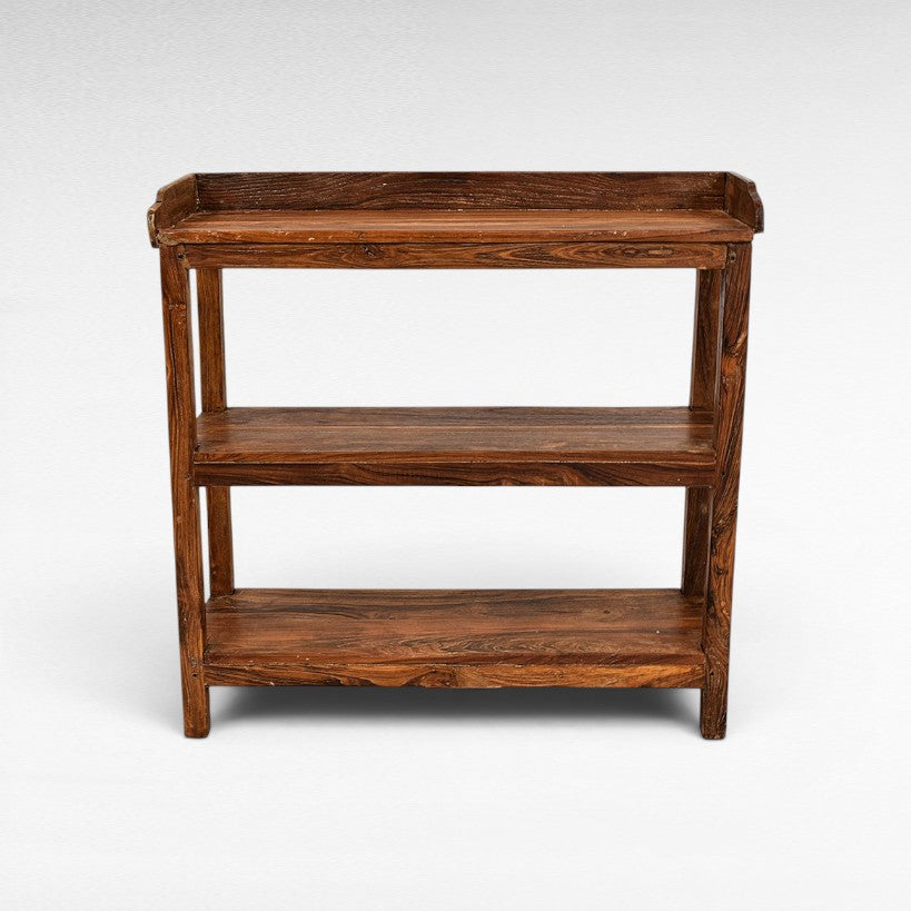 TEAK WOOD RACKS W76 |D26 |H74 CM