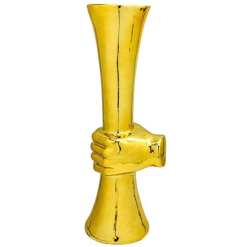 HOLD ME TIGHT VASE GOLD - Chora Mykonos