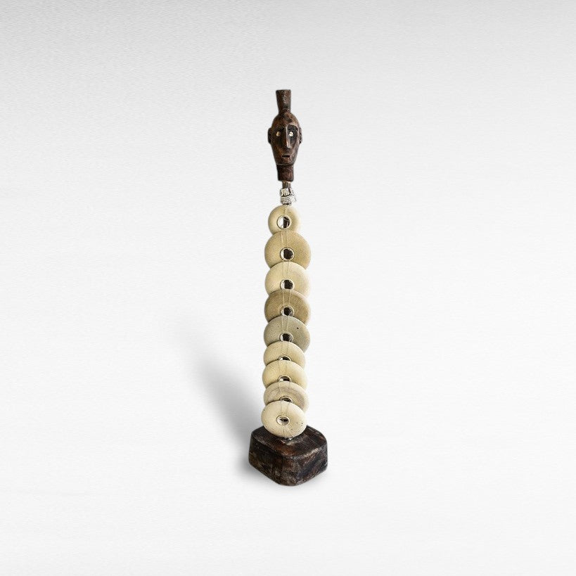 WOODEN STATUE 20x20x115cm - Chora Mykonos