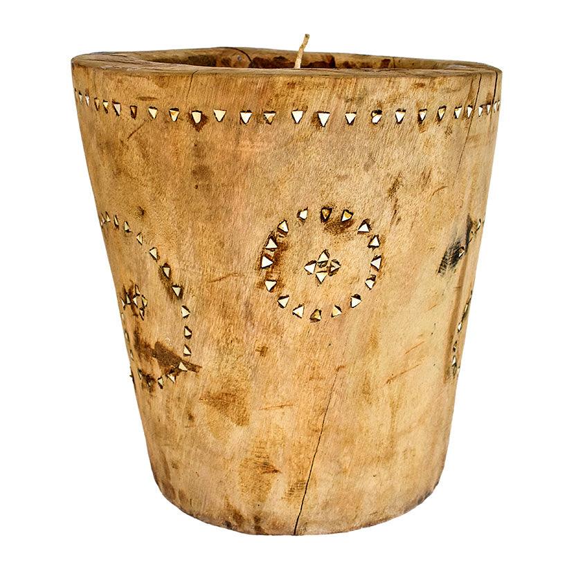 CANDLE TEAK WOOD - Chora Mykonos