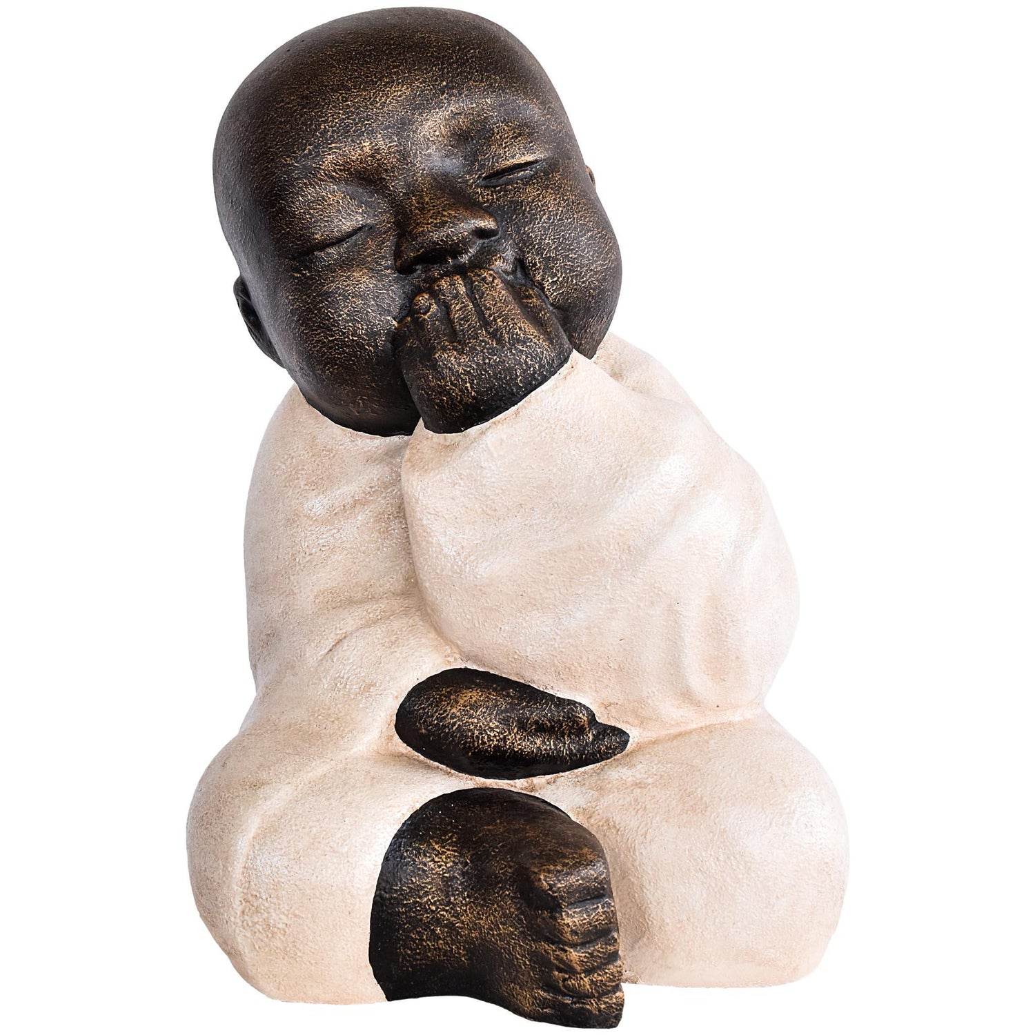 FIGURINE SHAOLIN MUTE FIBER CEMENT - Chora Mykonos