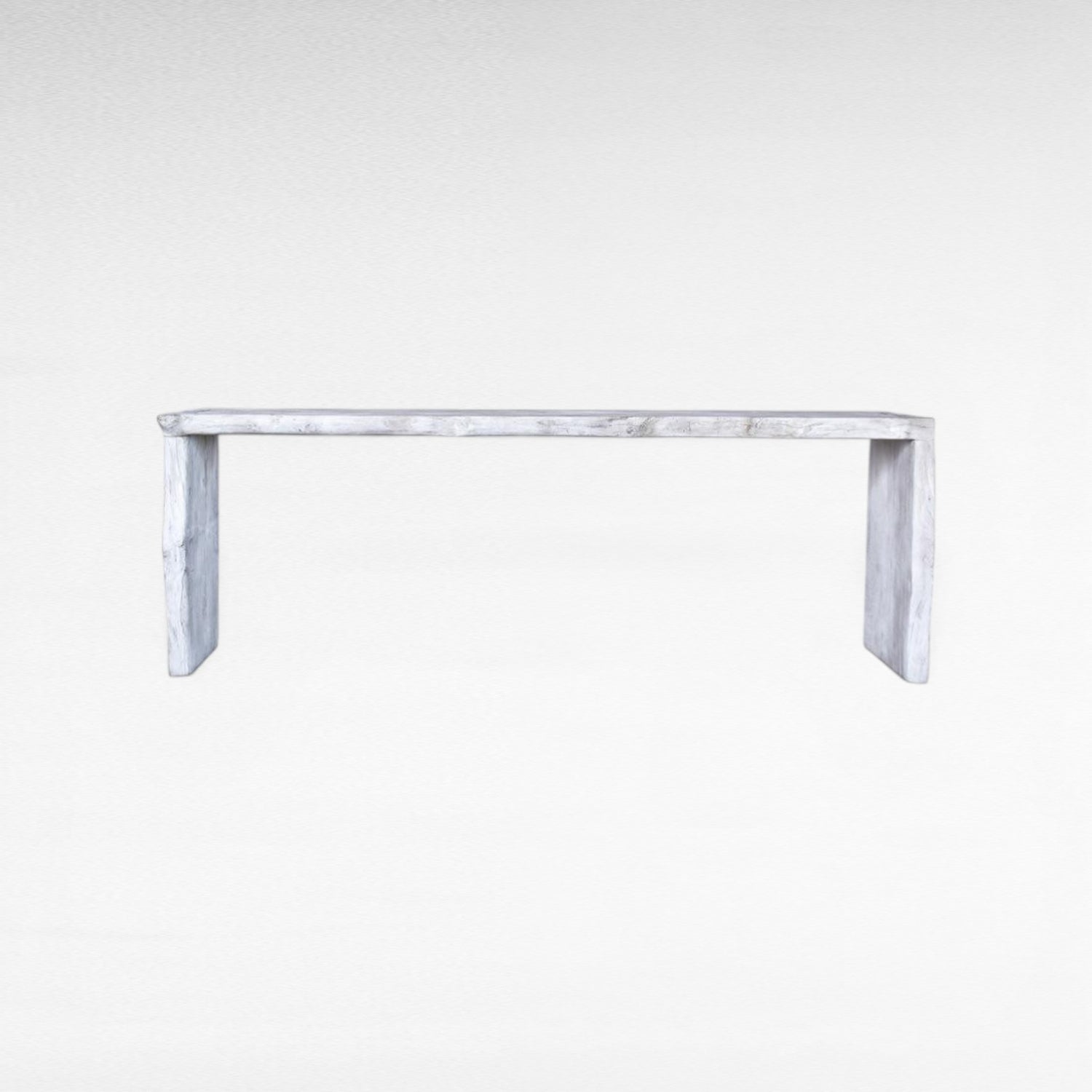 BLEACHED TEAK CONSOLE TABLE 240x45x85cm - Chora Mykonos