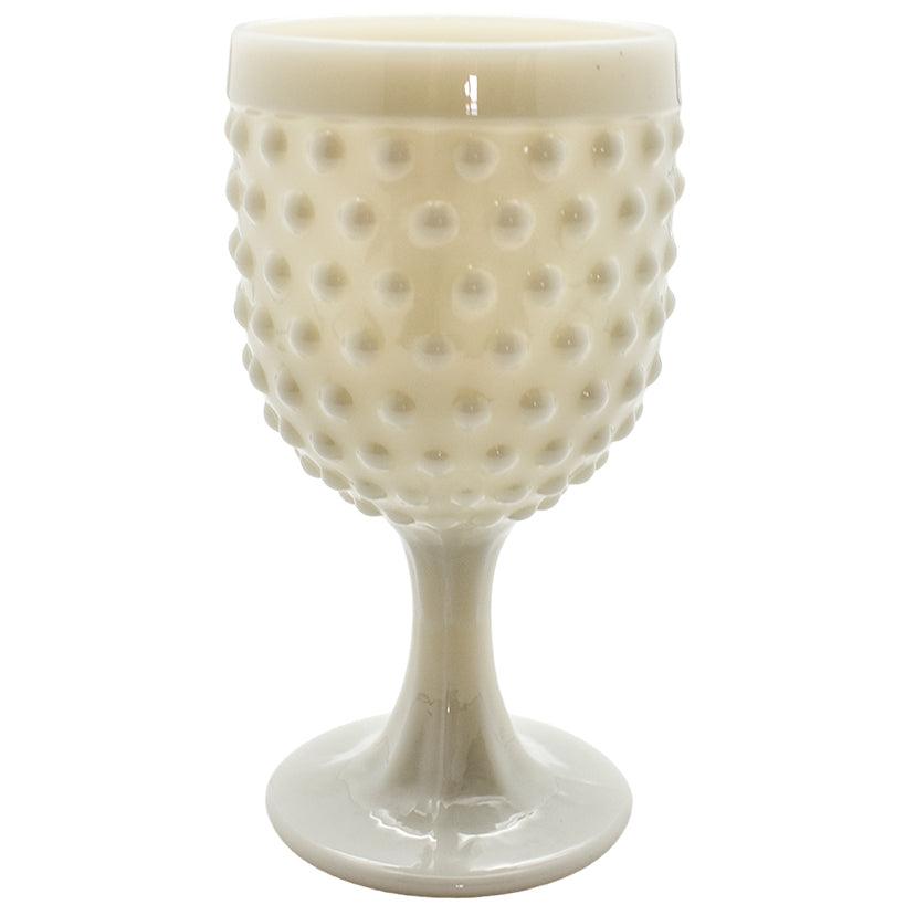 WHITE BUBBLE WINE GLASS 300ml - Chora Mykonos