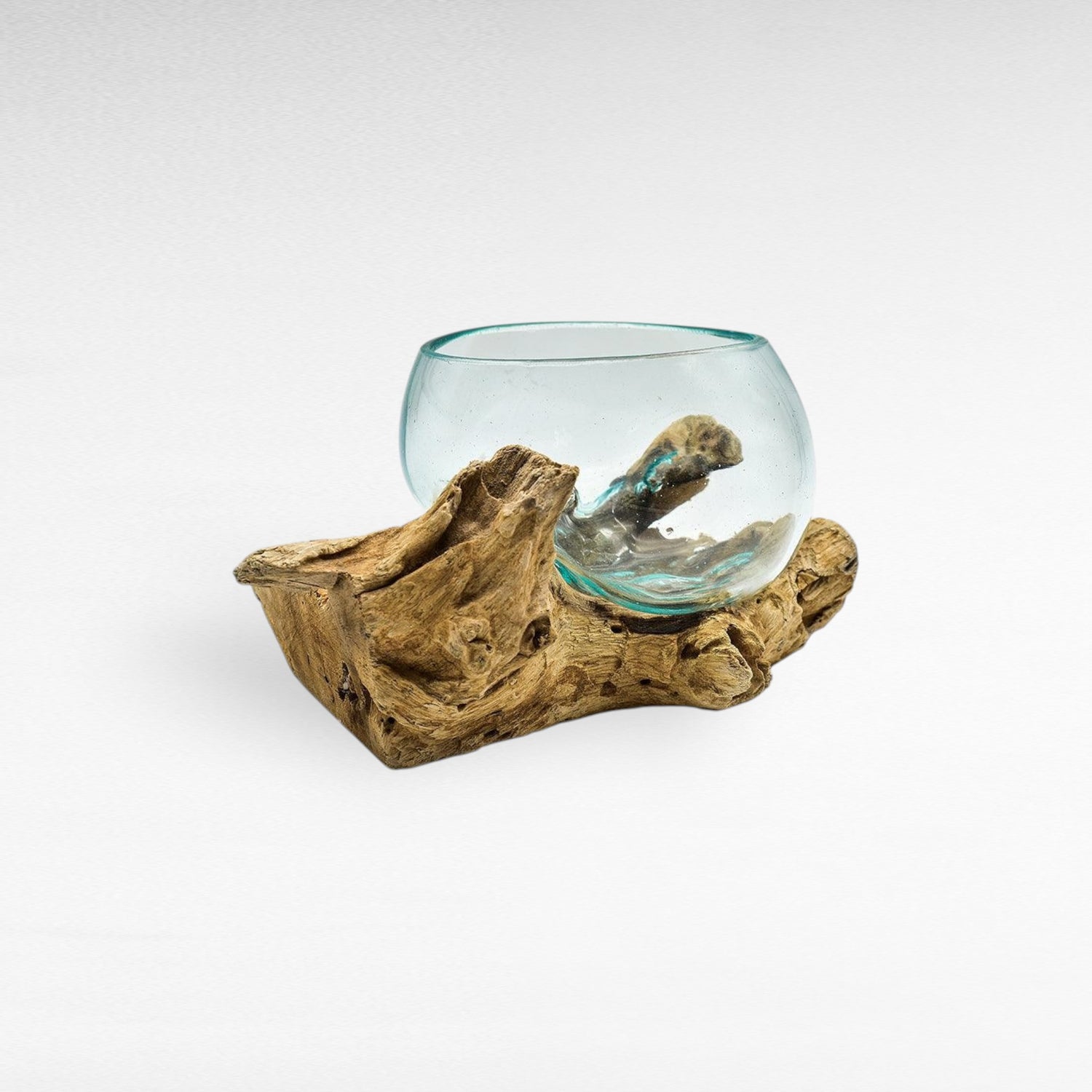 BOWL GLASS ON GAMAL ROOT - Chora Mykonos