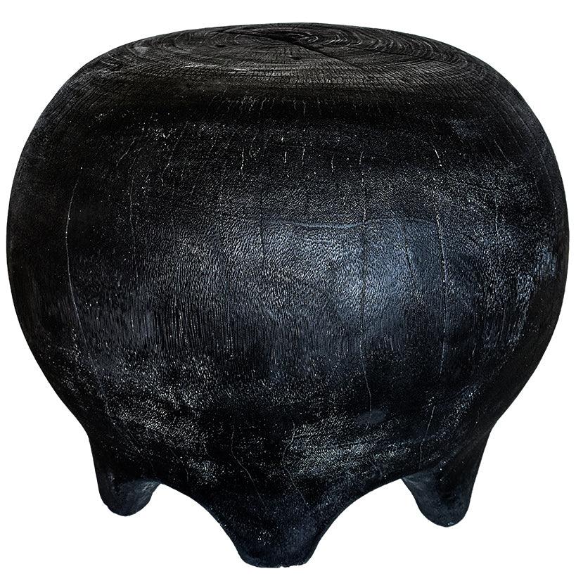 BLACK MANGO SIDE TABLE 55x55x60cm - Chora Mykonos