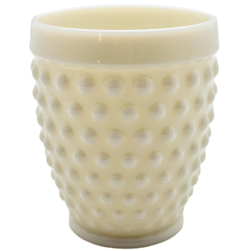 WHITE BUBBLE WATER GLASS 300ML - Chora Mykonos