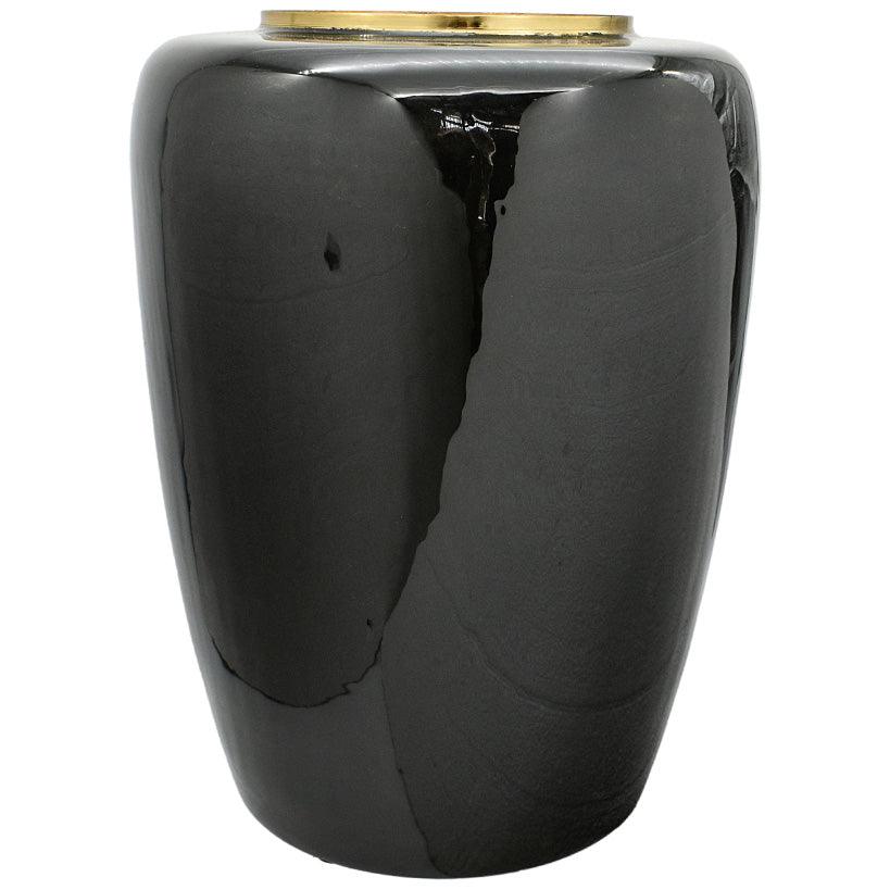 SO SHINNY GREY VASE - Chora Mykonos