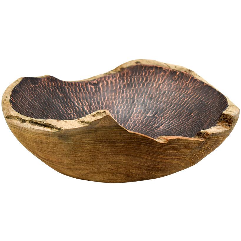 TEAK WOOD BOWL - Chora Mykonos