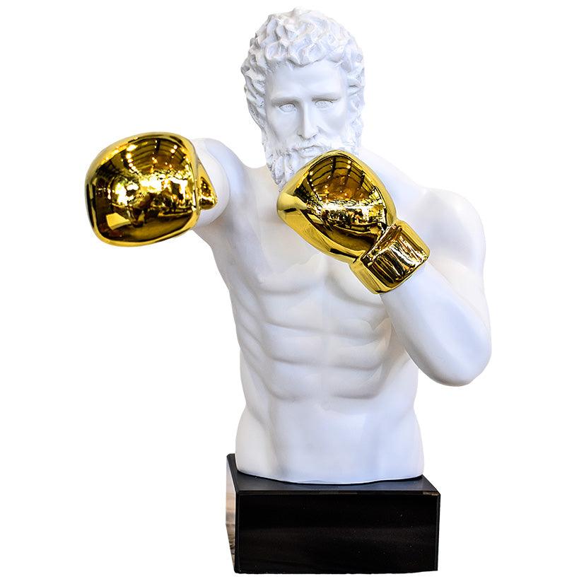 DECORATIVE MALE FIGURE MARBLE AND RESIN 33x56cm - Chora Mykonos