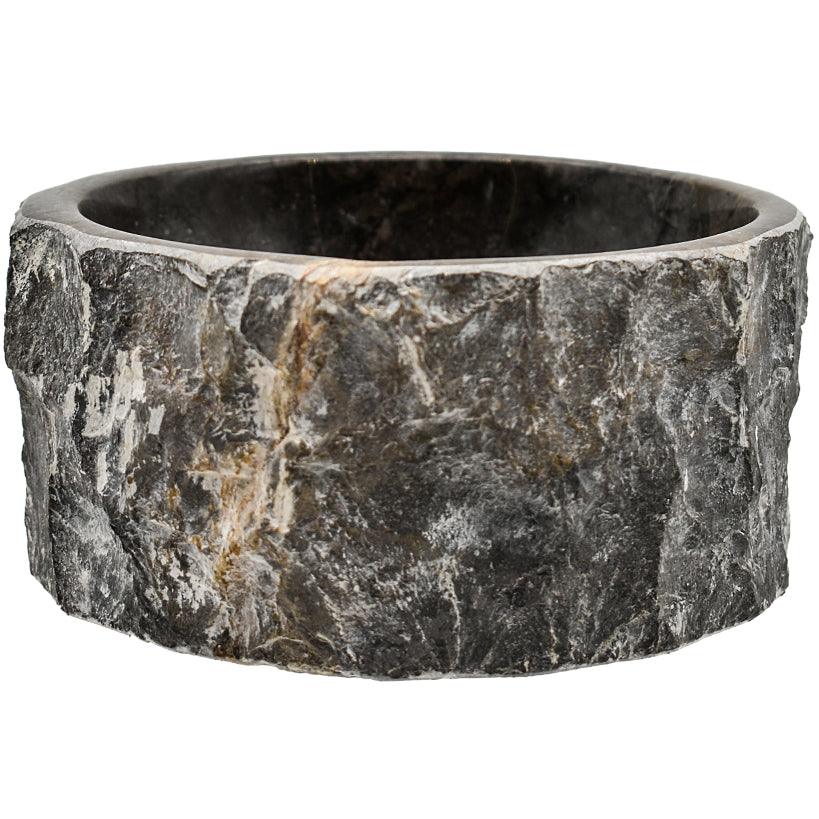 GREY STONE BOWL 17x17x8cm - Chora Mykonos