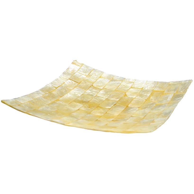 TRAY / WHITE SQUARE 20x20x2cm - Chora Mykonos