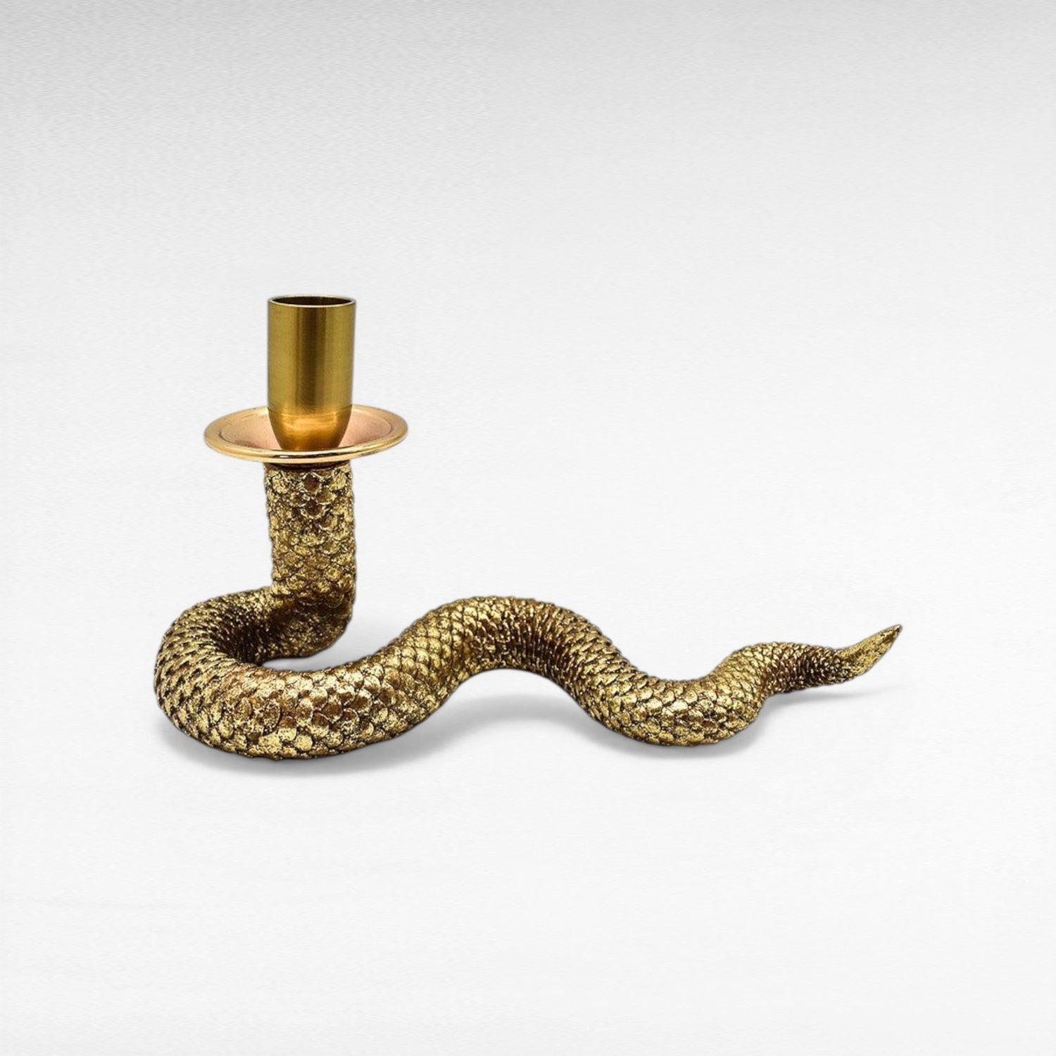 CANDLE HOLDER SNAKE - Chora Mykonos