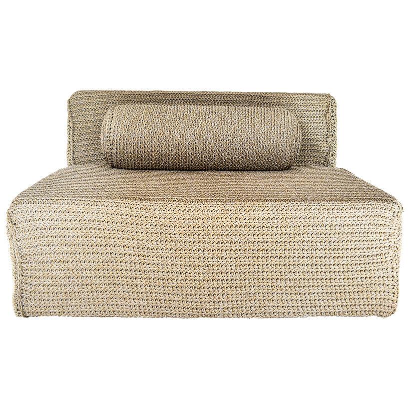 SOFA COLOR BASE P07/10 WITH PILLOWS COLORS P07/04, P07/08, P07/01, P07/03 DIMENSIONS 120x270cm - Chora Mykonos