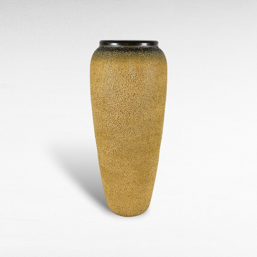 CERAMIC PLANTER WITH ENAMEL PAINTING Φ40 |Η90 CM