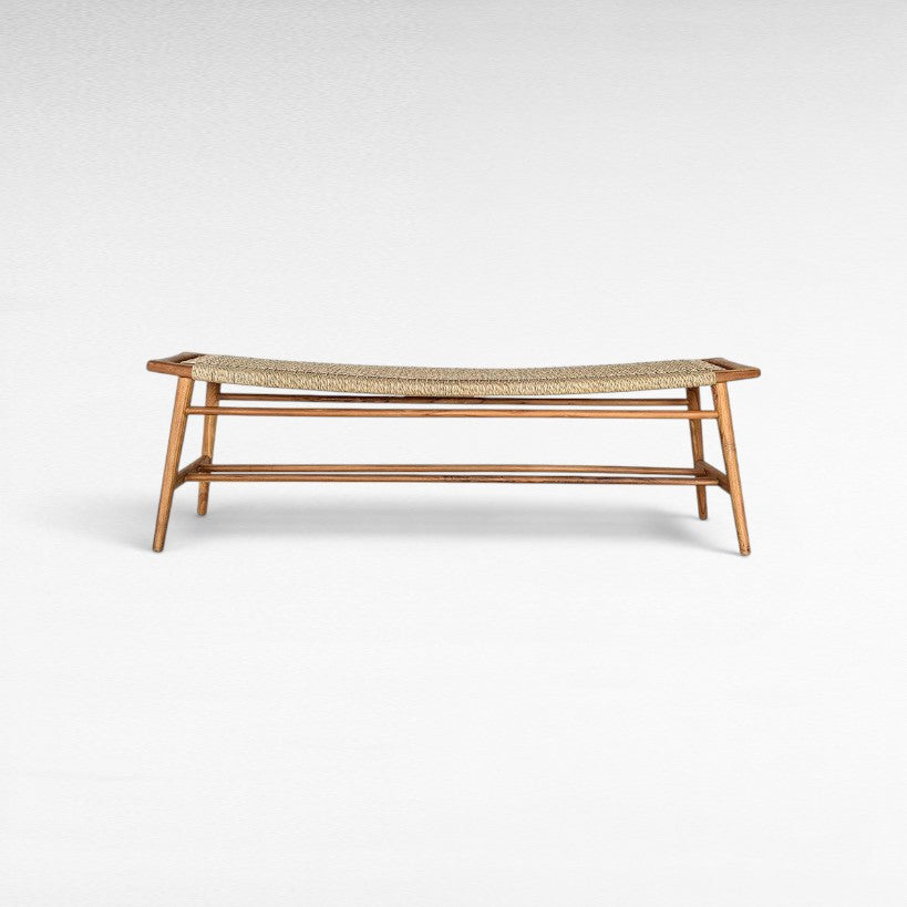 BENCH TEAK WOOD - Chora Mykonos