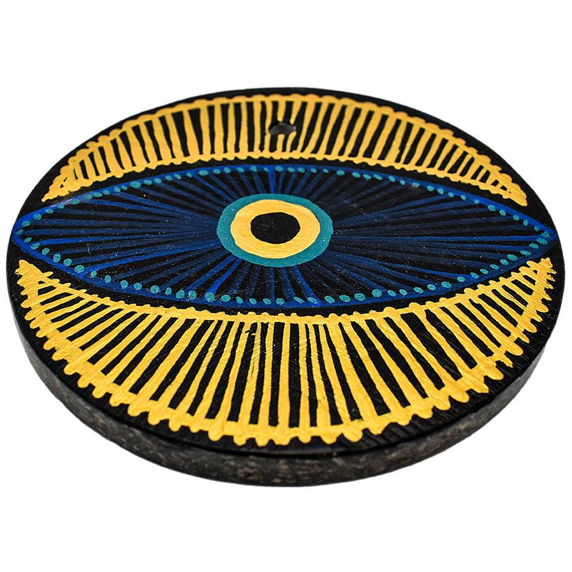 HANDPAINTED STONE CHARM MULTICOLOR - Chora Mykonos