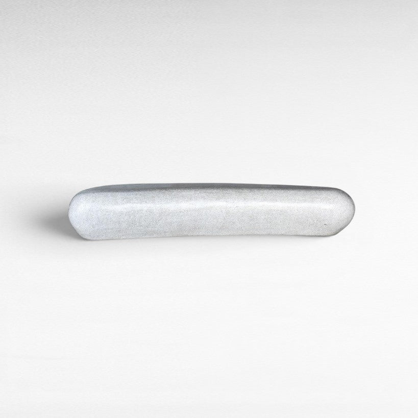 FIBER AND CEMENT DOWN TO EARTH BENCH DIRTY WHITE - Chora Mykonos
