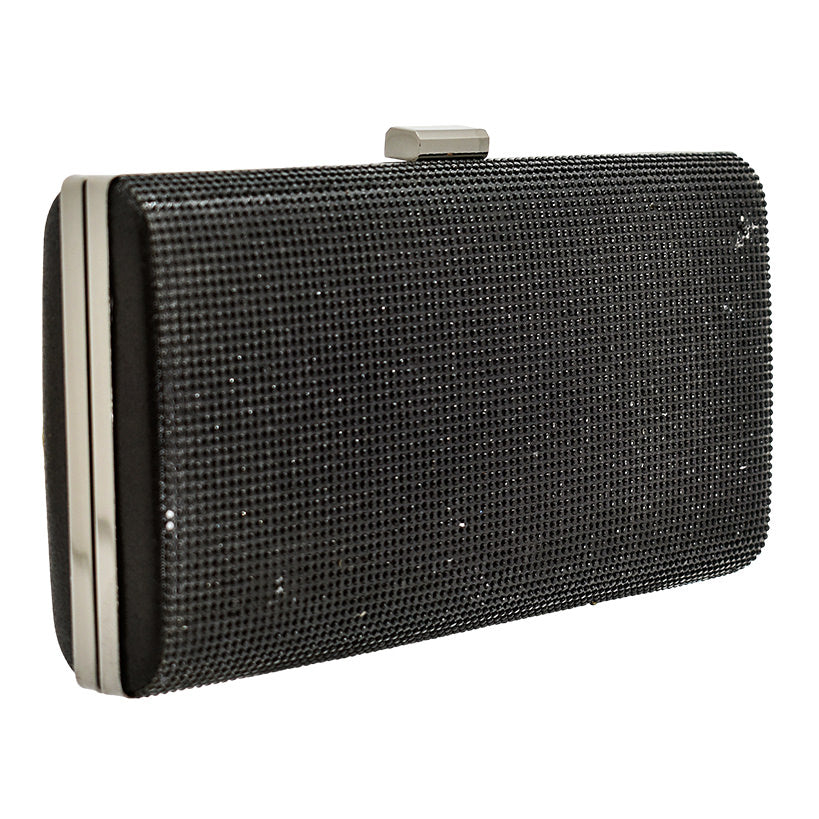CLUTCH 11 BLACK SMALL STRASS