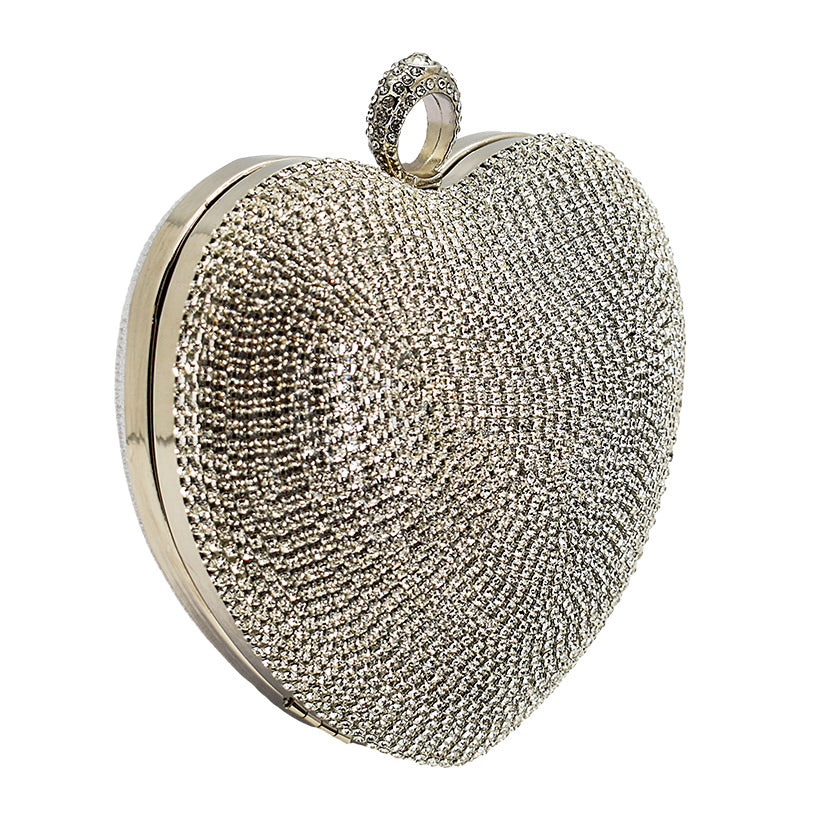 CLUTCH 13 SILVER HEART