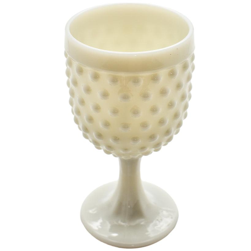 WHITE BUBBLE WINE GLASS 300ml - Chora Mykonos