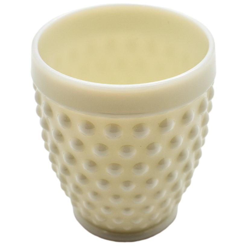 WHITE BUBBLE WATER GLASS 300ML - Chora Mykonos