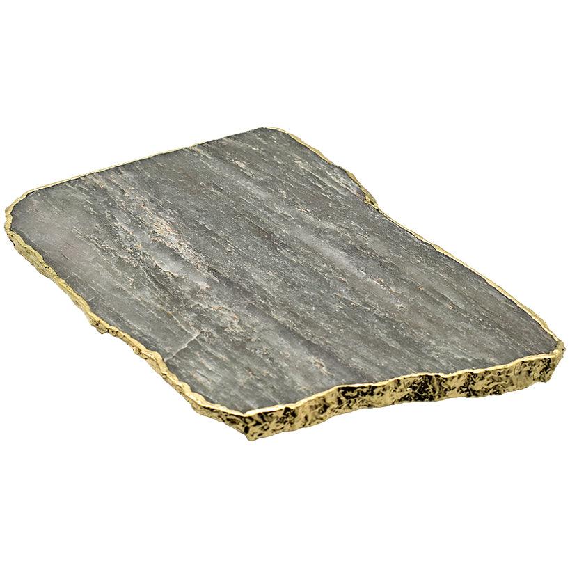 CHEESE BOARD GREEN AVENTURINE - Chora Mykonos