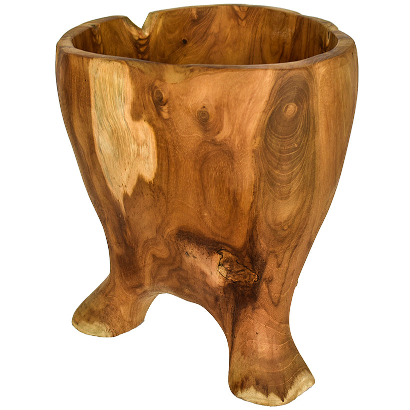 TEAK WOOD BOWL 25X25X30