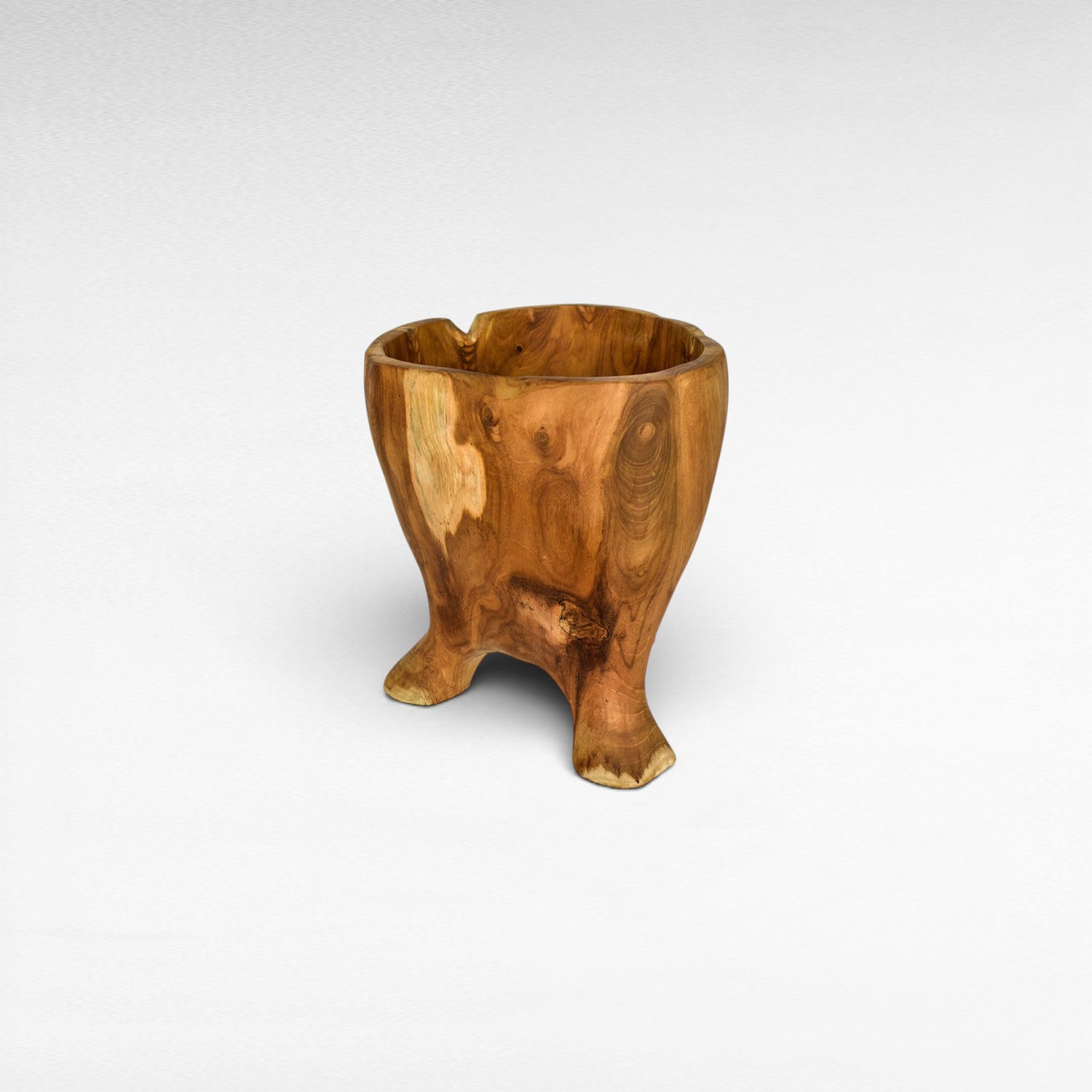 TEAK WOOD BOWL 25X25X30