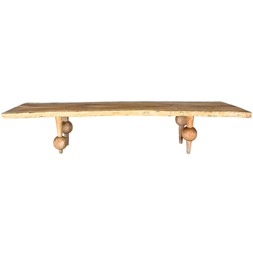 MANGO WOOD DINING TABLE - Chora Mykonos