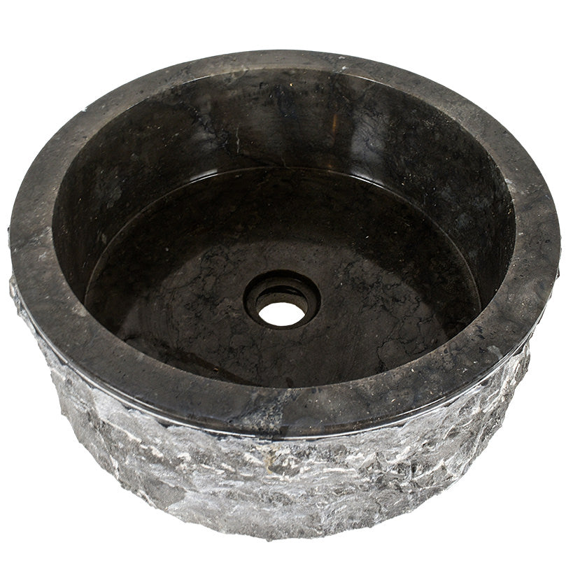 Sleek Black/Grey Bathroom Sink