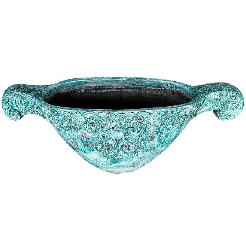 VASE WITH CARVING - Chora Mykonos