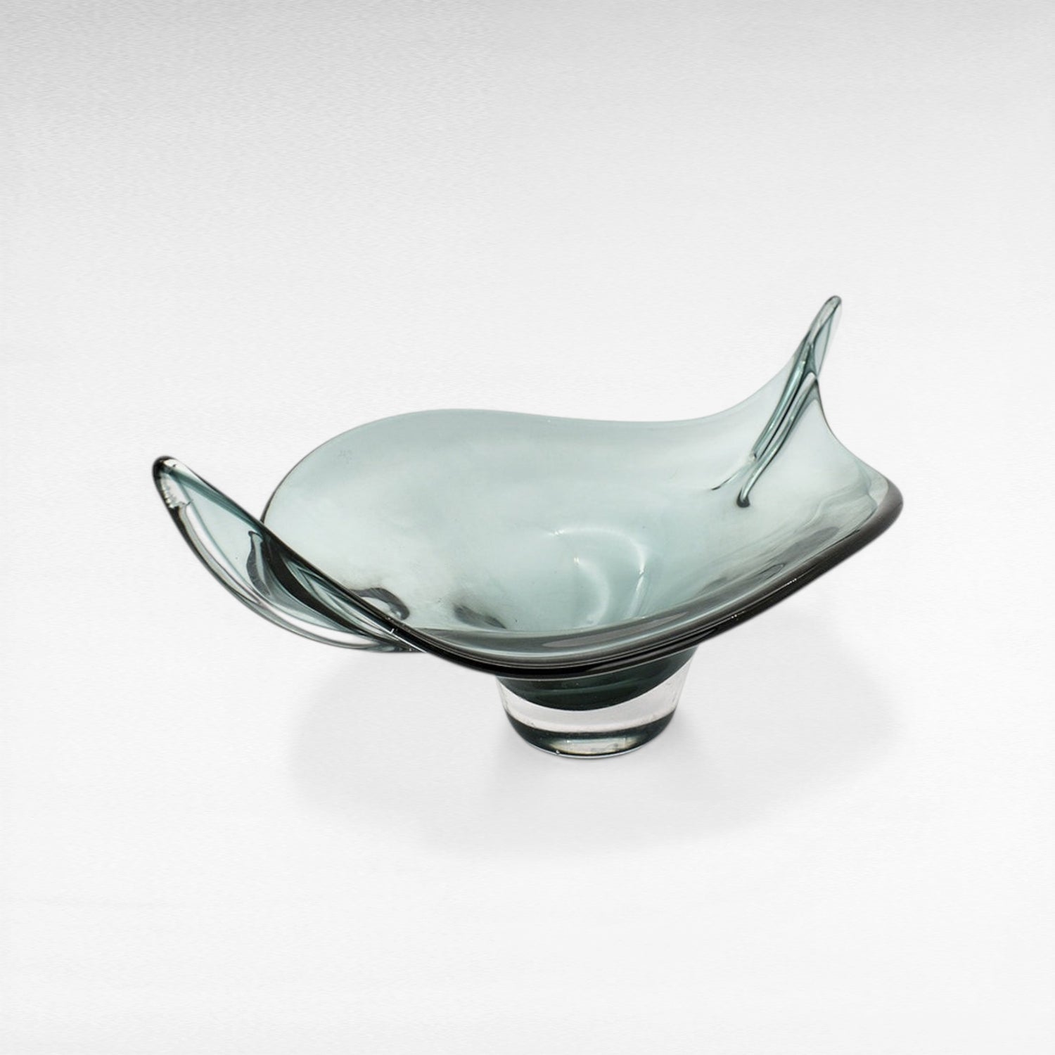 CRYSTAL DECOR BOWL - FOREST GREEN