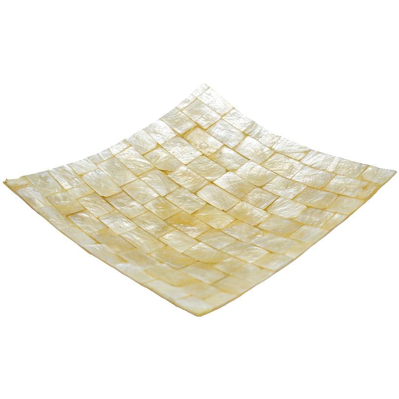 TRAY / WHITE SQUARE 20x20x2cm - Chora Mykonos