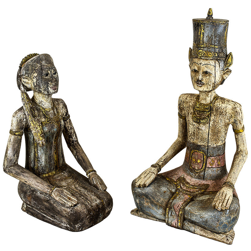 SET OF 2 STATUES