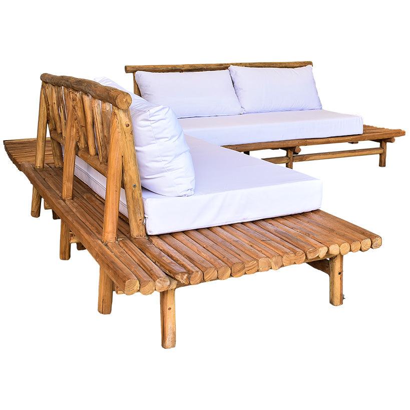 Corner Sofa with Mattress - Chora Barefoot Luxury Living