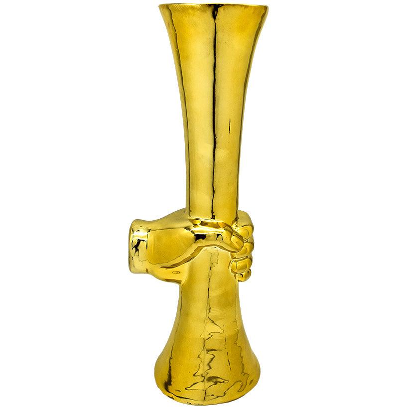 HOLD ME TIGHT VASE GOLD - Chora Mykonos