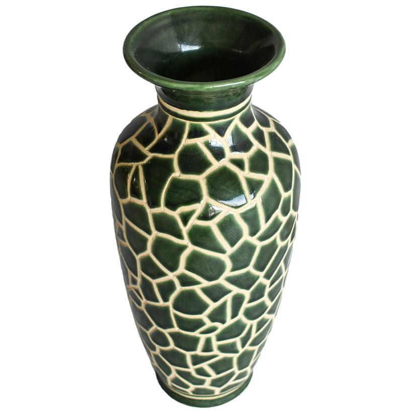 HANDPAINTED VASE - Chora Mykonos