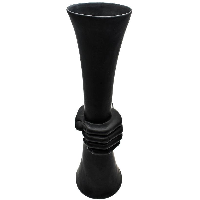 VASE BLACK HOLD ME TIGHT - Chora Mykonos