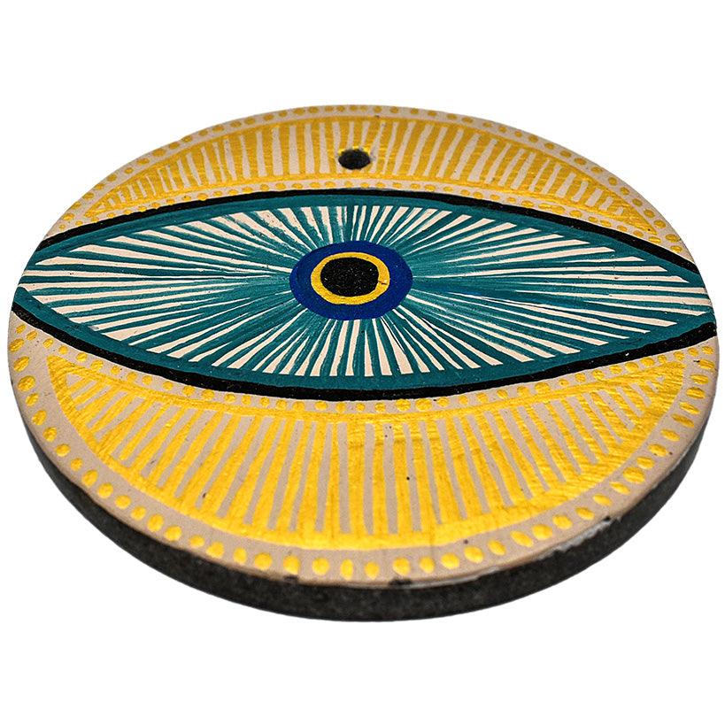 HANDPAINTED STONE CHARM MULTICOLOR - Chora Mykonos