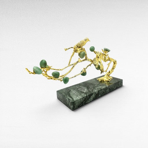 SINGING BIRD ON JADE TREE