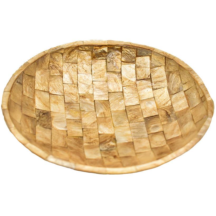 TRAY GOLDEN ROUND - Chora Mykonos
