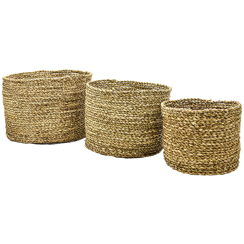 SEAGRASS SET OF 3 NATURAL COLOR