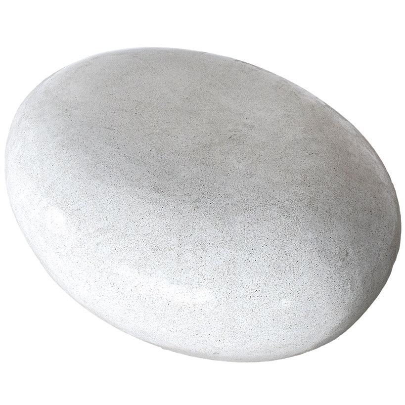 FIBER AND CEMENT STOOL DIRTY WHITE LARGE - Chora Mykonos